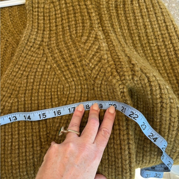 NWT ULLA JOHNSON Greta Wool Knit Cardigan Olive Large - Picture 16 of 16